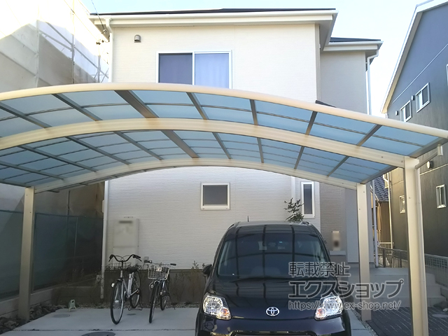 愛知県清須市ののカーポート レイナツインポートグラン　積雪〜20cm対応 施工例