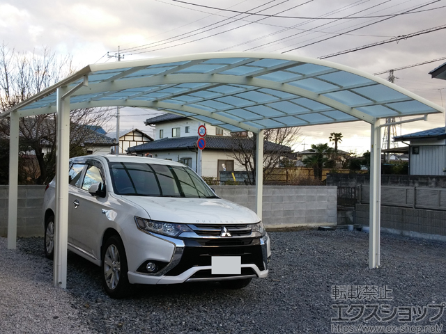 群馬県高崎市ののカーポート レイナツインポートグラン　積雪〜20cm対応 施工例