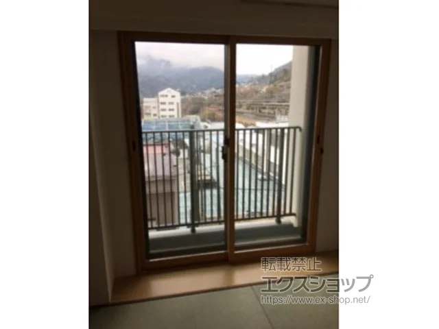 神奈川県足柄下郡湯河原町のLIXIL リクシル（トステム）の内窓（二重窓・二重サッシ） インプラス ダストバリア仕様 引違い窓 2枚建 施工例