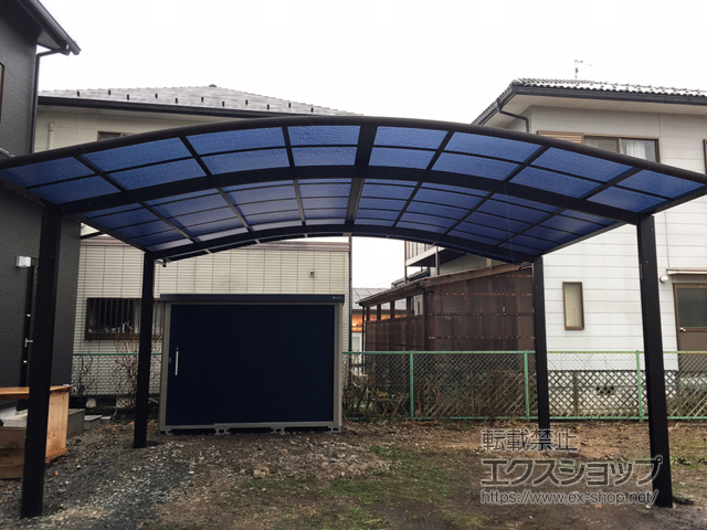 兵庫県丹波市ののカーポート レイナツインポートグラン　積雪〜20cm対応 施工例