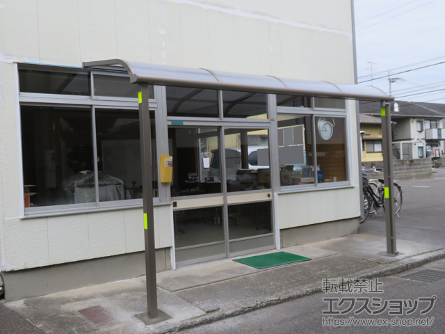 愛媛県今治市ののテラス屋根 スピーネ R型 テラスタイプ 単体 積雪〜20cm対応 施工例