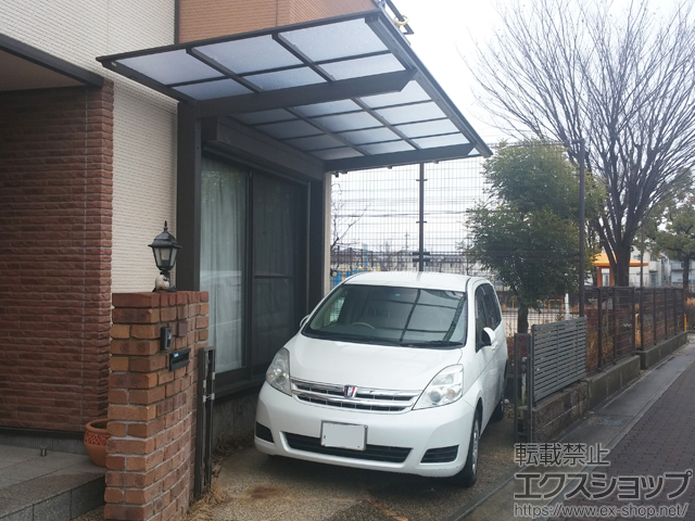 兵庫県伊丹市ののカーポート ネスカF (フラットスタイル) 積雪〜20cm対応 施工例
