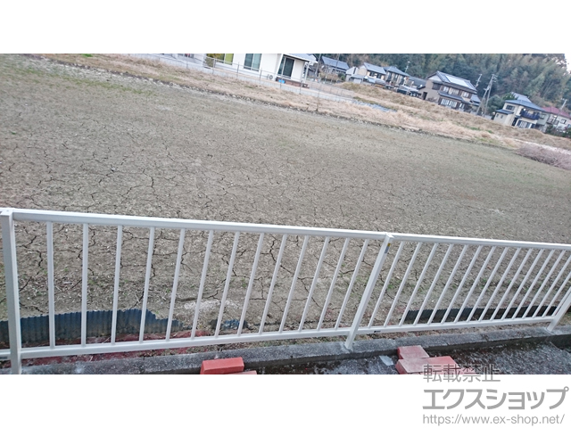 高知県土佐市ののフェンス・柵 ミエッタフェンス 防犯たて格子タイプ 自由柱施工 施工例