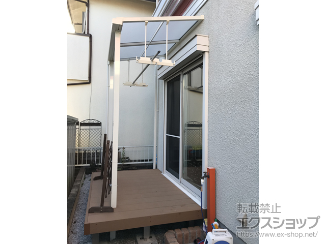 埼玉県上尾市ののウッドデッキ マージウッドデッキ 施工例