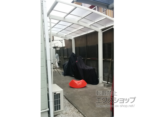 東京都八王子市ののカーポート レイナポートグラン　積雪〜20cm対応 施工例