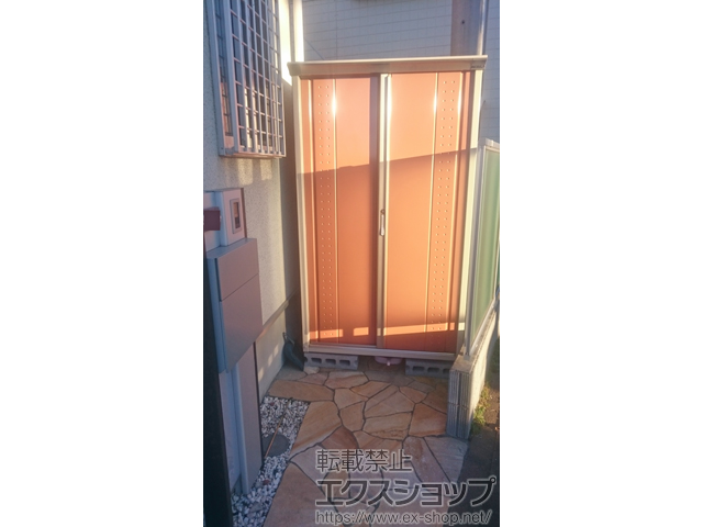 神奈川県横浜市のの物置・屋外倉庫 グランプレステージジャンプ 1120×750×1900 GP-117A-T-TR 施工例