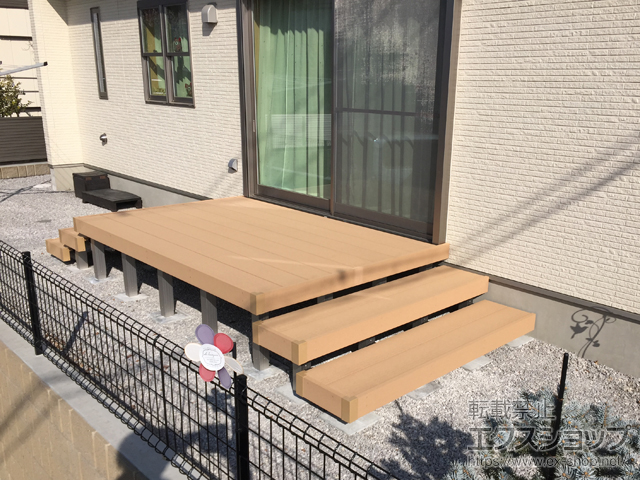 東京都八王子市ののウッドデッキ リウッドデッキ 200 施工例