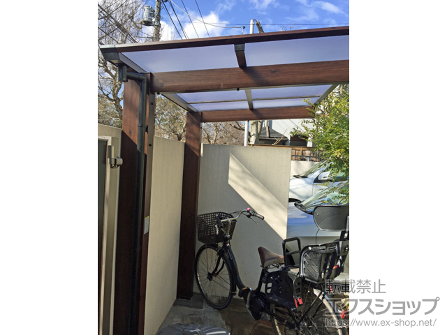 神奈川県横浜市ののサイクルポート・駐輪場 アートポート ミニ 積雪〜20cm対応 施工例