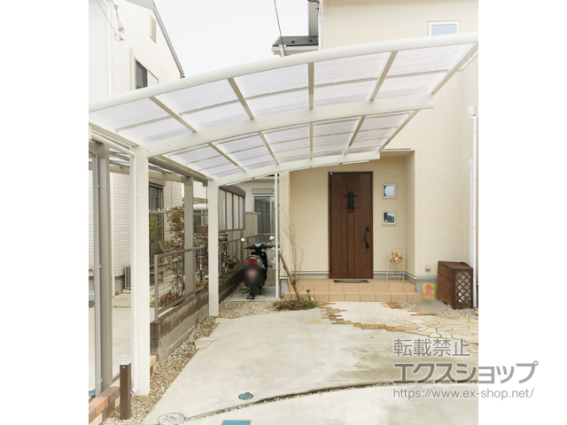 滋賀県草津市ののカーポート レイナポートグラン　積雪〜20cm対応 施工例