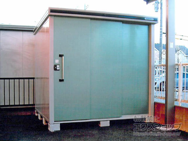 埼玉県久喜市のの物置・屋外倉庫 エルモ 一般型 2220×2220×2117 LMD-2222-EG 施工例