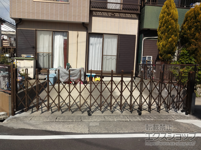 愛知県名古屋市ののカーゲート トリップゲート RB型 ノンレール 片開き 49S 施工例