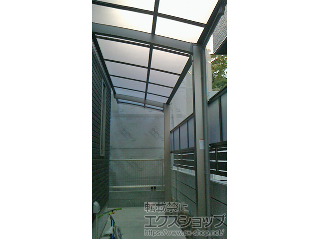 兵庫県神戸市ののサイクルポート・駐輪場 ネスカRミニ (ラウンドスタイル) 積雪〜20cm対応 施工例