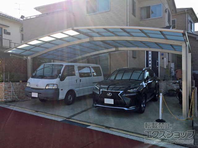 福岡県福岡市ののカーポート レイナトリプルポートグラン　積雪〜20cm対応 施工例