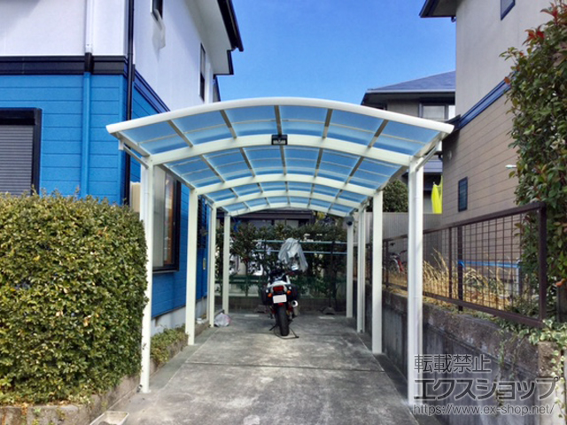 愛知県名古屋市ののカーポート レイナワンポートグラン 縦連棟　積雪〜20cm対応 施工例