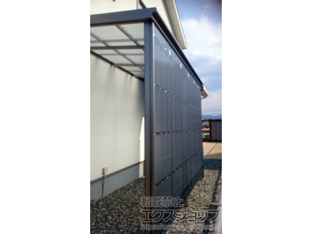 大分県大分市のLIXIL リクシル（トステム）のストックヤード フリーヤード　オープンタイプ 積雪〜20cm対応 施工例