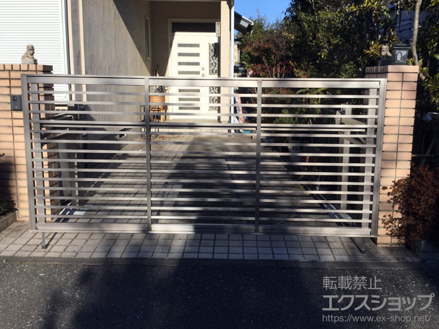 埼玉県さいたま市ののカーゲート オーバードアS1型 手動式 施工例