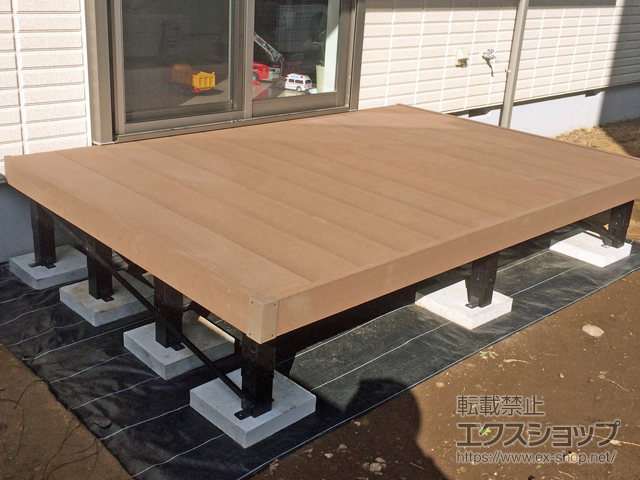 神奈川県平塚市ののウッドデッキ マージウッドデッキ 施工例