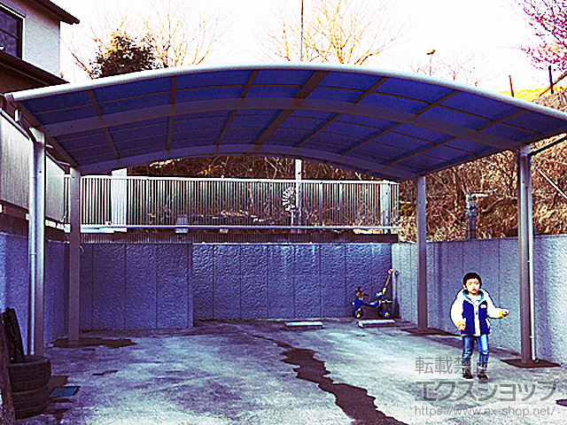 熊本県合志市ののカーポート レイナツインポートグラン　積雪〜20cm対応 施工例