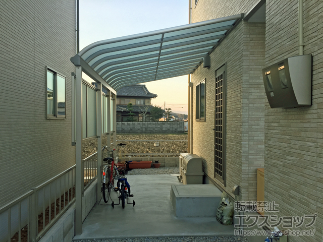 香川県高松市ののテラス屋根 ヴェクターテラス R型 テラスタイプ 単体 積雪〜20cm対応 施工例