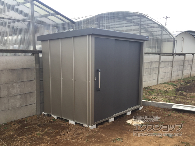 茨城県つくば市のの物置・屋外倉庫 エスケーエイト SK8-100 一般型 2200×1600×1940 SK8-100 施工例