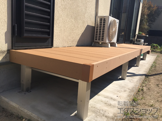 愛知県名古屋市ののウッドデッキ リウッドデッキ 200 施工例