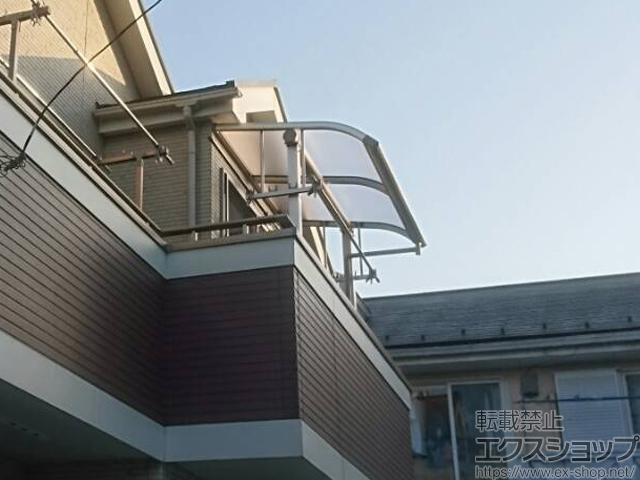 東京都東村山市ののバルコニー・ベランダ屋根 ヴェクターテラス R型 屋根タイプ 単体 積雪〜20cm対応 施工例