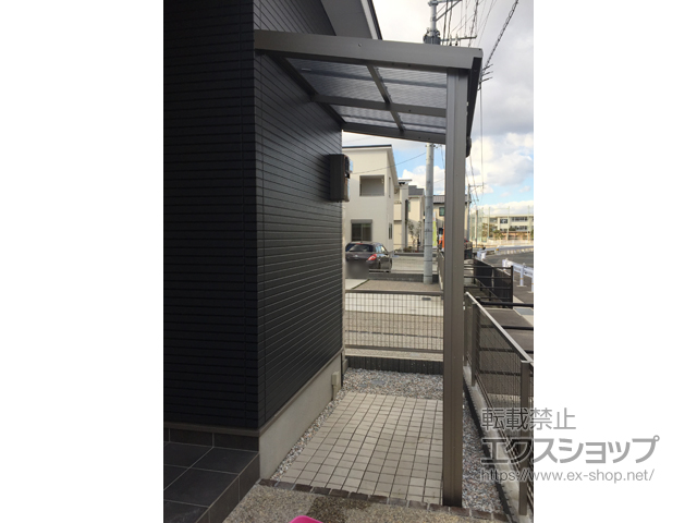 福岡県福岡市のLIXIL リクシル（トステム）のストックヤード フリーヤード　オープンタイプ 積雪〜20cm対応 施工例