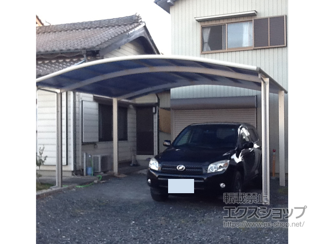 愛知県豊田市ののカーポート レイナツインポートグラン 積雪〜20cm対応 施工例