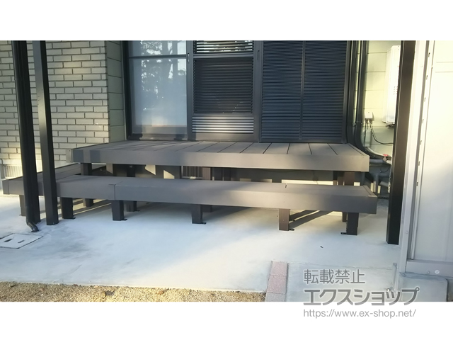 徳島県徳島市ののウッドデッキ リウッドデッキ 200 施工例