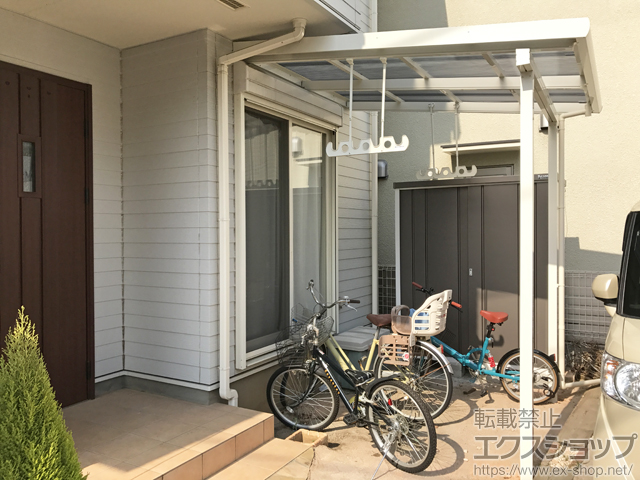 神奈川県足柄上郡開成町ののテラス屋根 ナーラテラス テラスタイプ 単体 積雪〜20cm対応 施工例