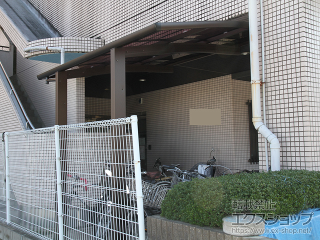 広島県広島市ののサイクルポート・駐輪場 レイナポートグランミニ 積雪〜20cm対応 施工例