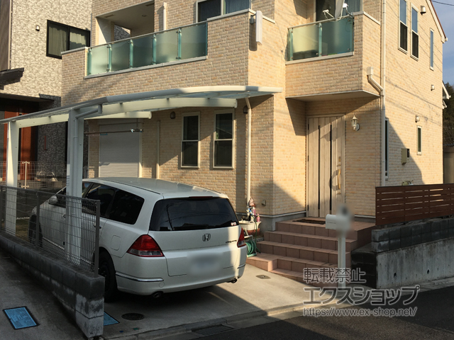 東京都町田市ののカーポート レイナポートグラン　積雪〜20cm対応 施工例