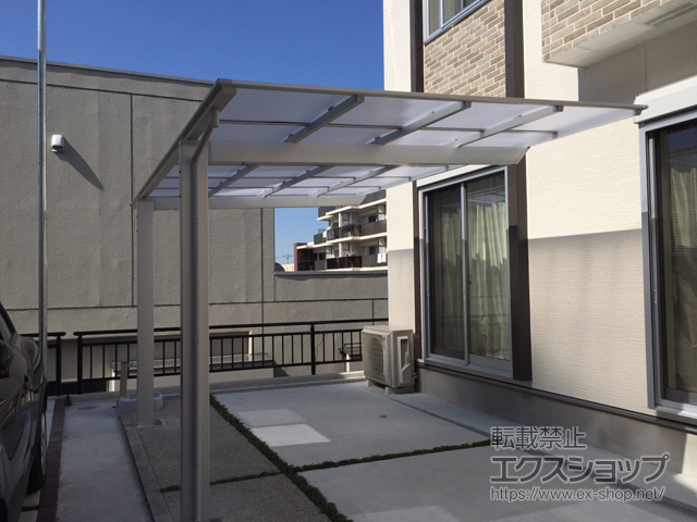 愛知県名古屋市ののカーポート ソリッドポート 積雪〜20cm対応 施工例