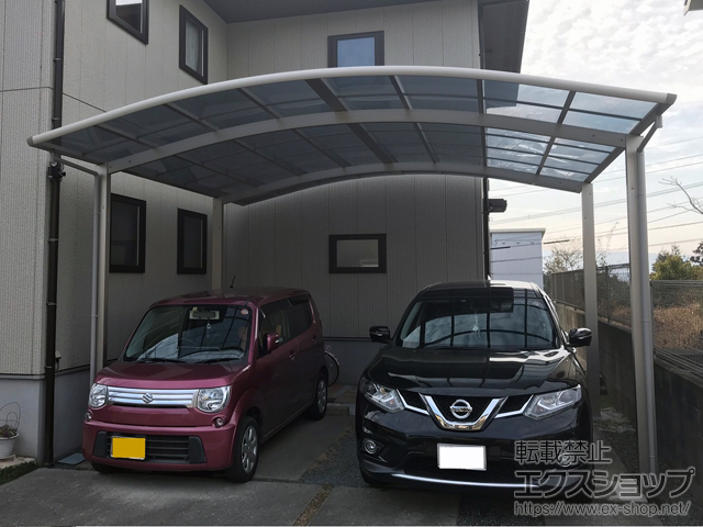 熊本県菊池郡大津町ののカーポート レイナツインポートグラン　積雪〜20cm対応 施工例