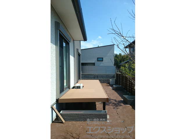熊本県熊本市ののウッドデッキ リウッドデッキ 200 施工例