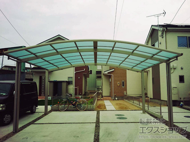 愛知県高浜市ののカーポート レイナツインポートグラン　積雪〜20cm対応 施工例