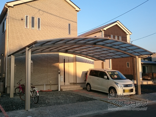 福岡県小郡市ののカーポート レイナトリプルポートグラン　積雪〜20cm対応 施工例