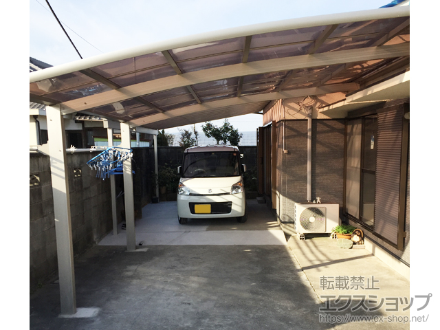 大阪府泉佐野市ののテラス屋根 ヴェクターテラス F型 テラスタイプ 単体 積雪〜20cm対応 施工例