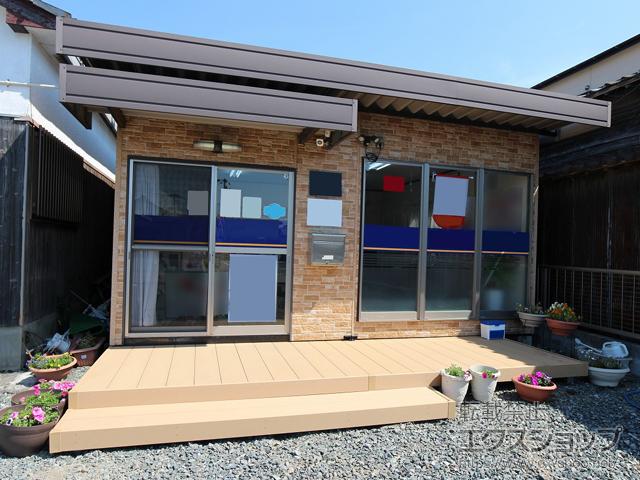 熊本県玉名郡長洲町ののウッドデッキ リウッドデッキ 200 施工例