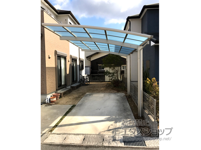 兵庫県揖保郡太子町ののカーポート レイナポートグラン　積雪〜20cm対応 施工例