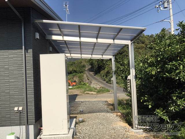 和歌山県御坊市ののカーポート エフルージュグラン　積雪〜20cm対応 施工例