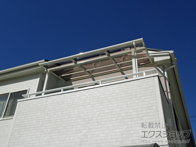 埼玉県大里郡寄居町ののバルコニー・ベランダ屋根 スピーネ F型 屋根タイプ 単体 積雪〜20cm対応 施工例
