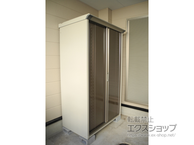 京都府京都市のの物置・屋外倉庫 グランプレステージジャンプ 1120×650×1900 GP-116A-F-CB 施工例