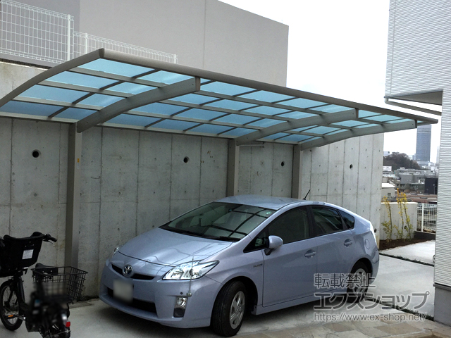 神奈川県横浜市ののカーポート レイナポートグラン 延長　積雪〜20cm対応 施工例