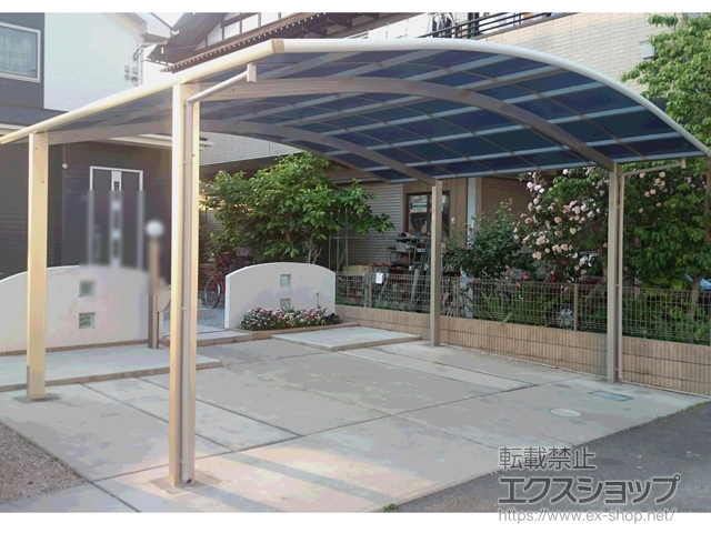 埼玉県本庄市ののカーポート レイナツインポートグラン　積雪〜20cm対応 施工例