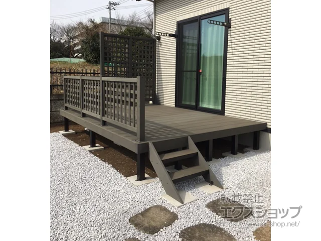 神奈川県横浜市のYKKAPのウッドデッキ リウッドデッキ 200 施工例