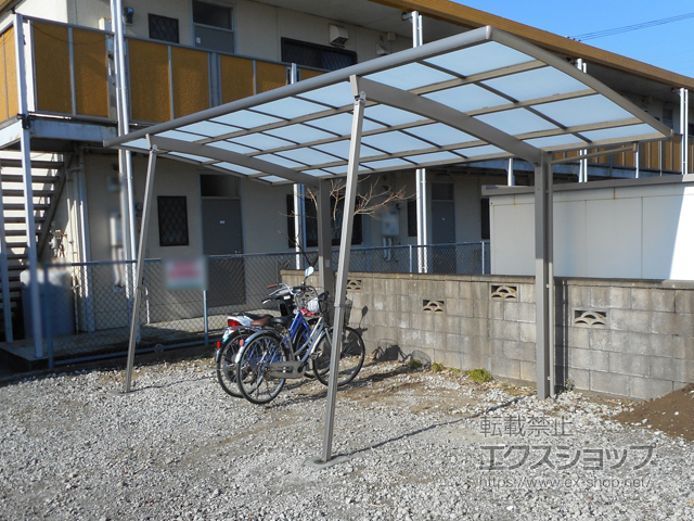 千葉県山武市ののカーポート ネスカR 積雪〜20cm対応 台風補償付 施工例