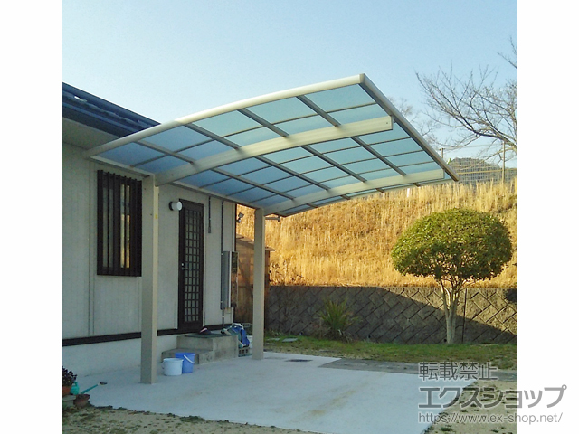 岡山県玉野市ののカーポート レイナポートグラン　積雪〜20cm対応 施工例