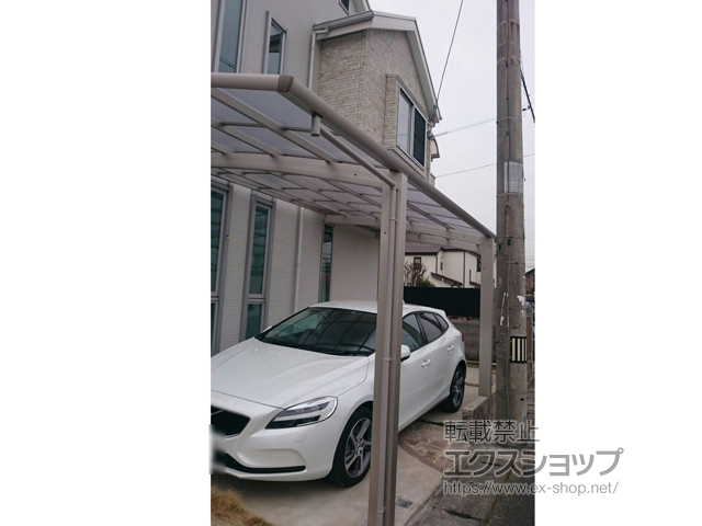 兵庫県伊丹市ののカーポート レイナポートグラン 延長　積雪〜20cm対応 施工例