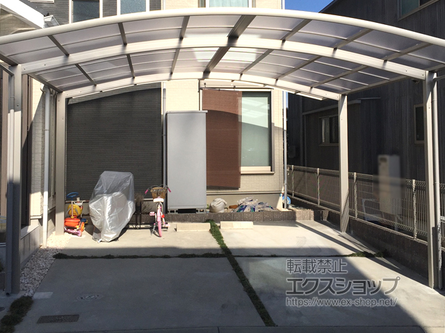 兵庫県神戸市ののカーポート レイナツインポートグラン　積雪〜20cm対応 施工例